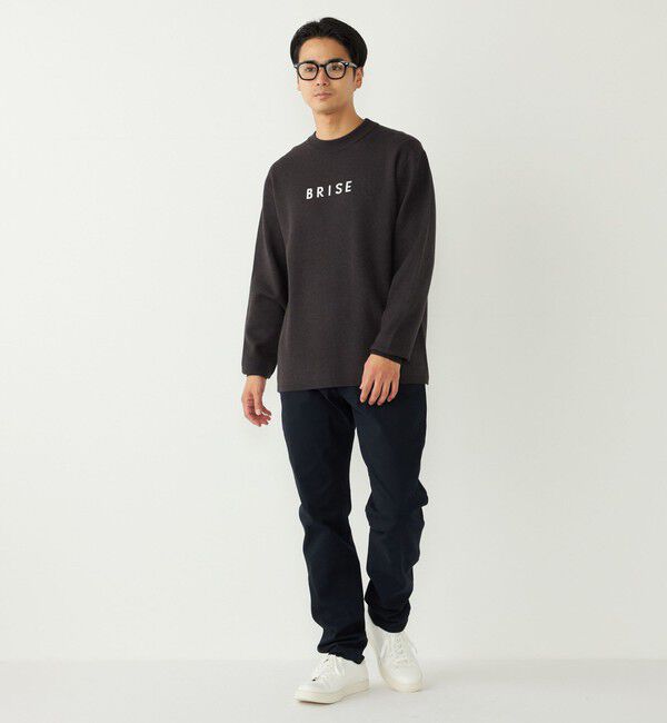 SHIPS Colors 「SHIPS Colors:〈洗濯機可能〉クリーミー ロゴ クルーネック ニット」|ニット・セーター|