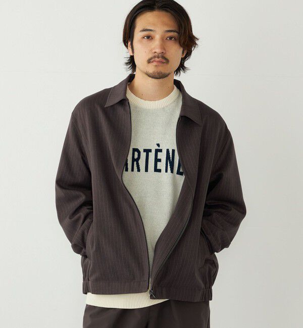 SHIPS Colors 「SHIPS Colors:ECOARCH(R) ジップ ブルゾン」|ブルゾン・スタジャン|