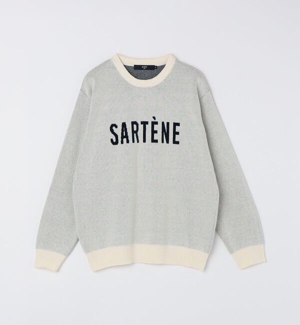 SHIPS Colors 「SHIPS Colors:〈手洗い可能〉モール ジャカード ロゴ ニット」|ニット・セーター|