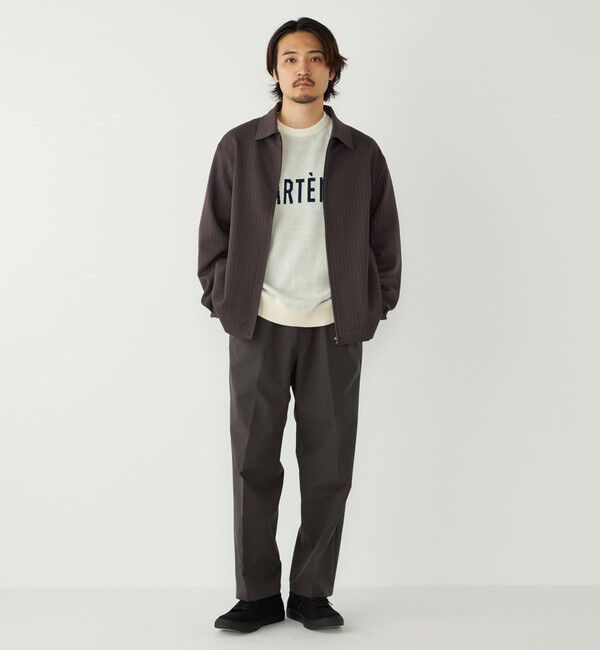 SHIPS Colors 「SHIPS Colors:〈手洗い可能〉モール ジャカード ロゴ ニット」|ニット・セーター|