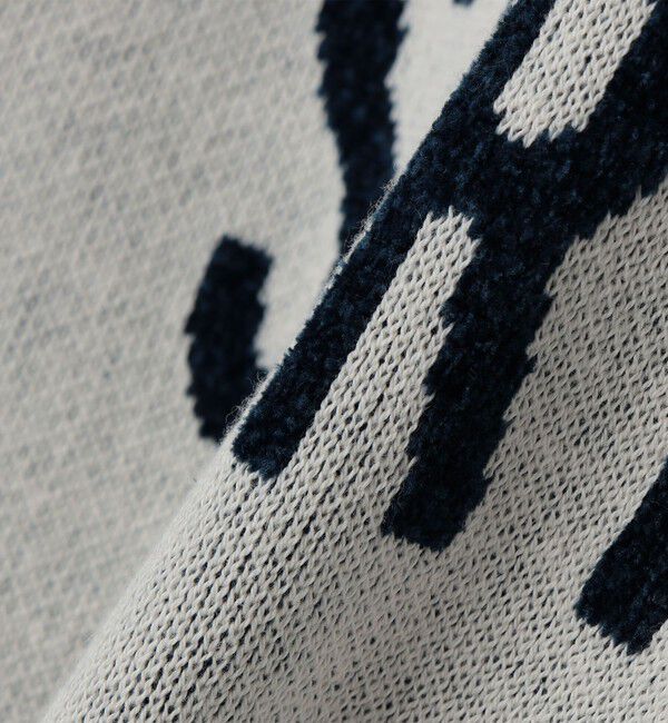 SHIPS Colors 「SHIPS Colors:〈手洗い可能〉モール ジャカード ロゴ ニット」|ニット・セーター|