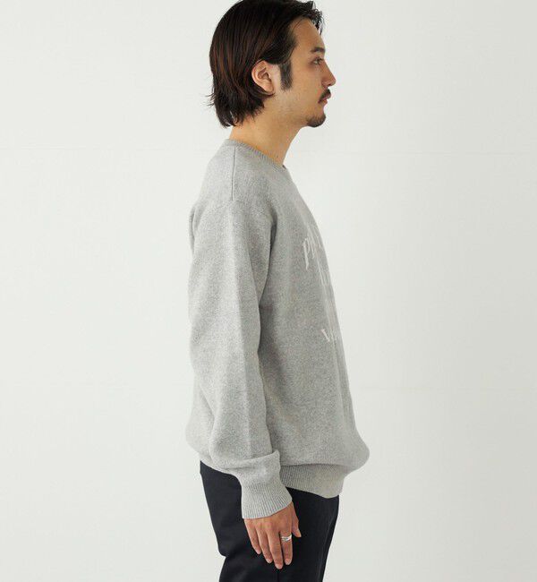 SHIPS Colors 「SHIPS Colors:〈手洗い可能〉モール ジャカード ロゴ ニット」|ニット・セーター|