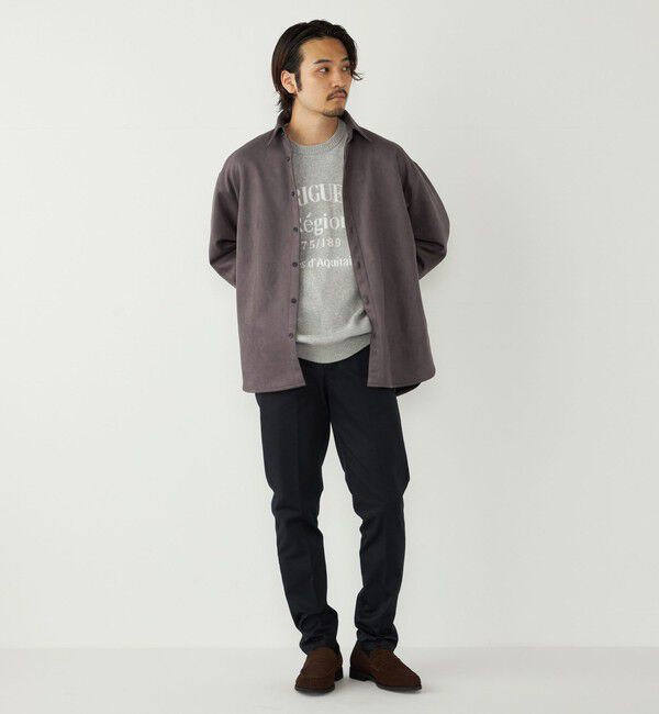 SHIPS Colors 「SHIPS Colors:〈手洗い可能〉モール ジャカード ロゴ ニット」|ニット・セーター|