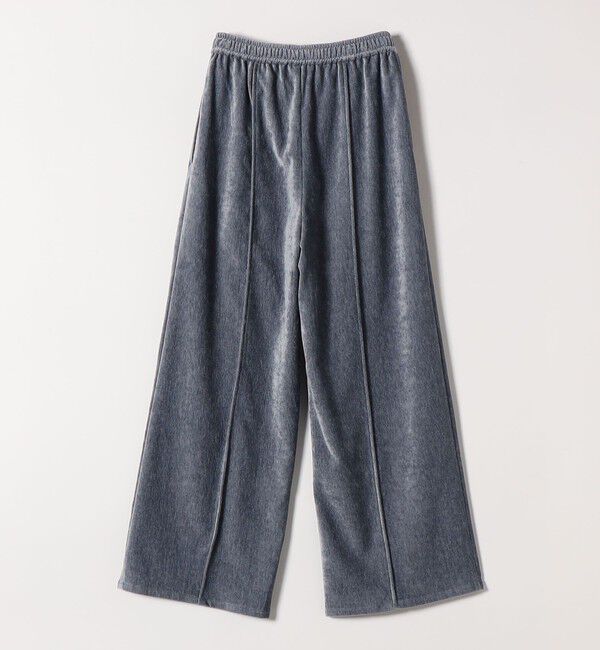 quaranciel「quaranciel:〈洗濯機可能〉ポリエステル ベロア ピンタック イージー ワイド パンツ」|その他|