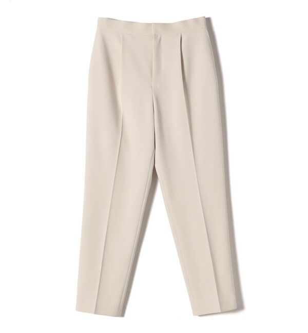 SHIPS for women「〈手洗い可能〉ダブル クロス パンツ オフホワイト（セレモニー対応可）」|スラックス|