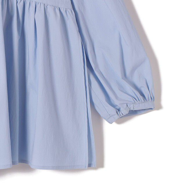 SHIPS for women「【WEB限定】〈手洗い可能〉フリル 刺繍 ペプラム ブラウス」|シャツ・ブラウス|