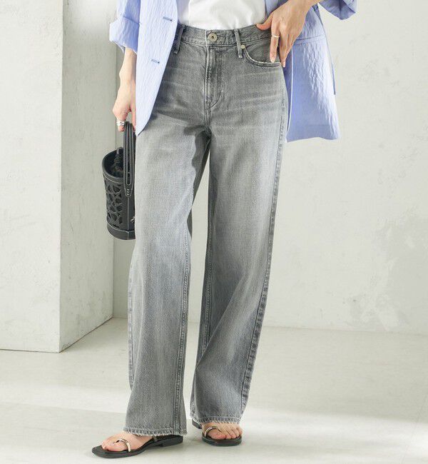 SHIPS for women「upper hights:THE NIECE MID-RIS」|デニム|ダークグレー