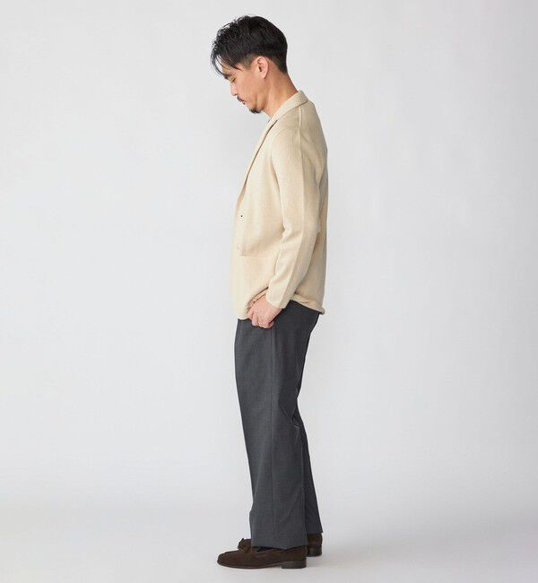 SHIPS「【SHIPS別注】FLY3: コットン ニット ジャケット」|テーラードジャケット|