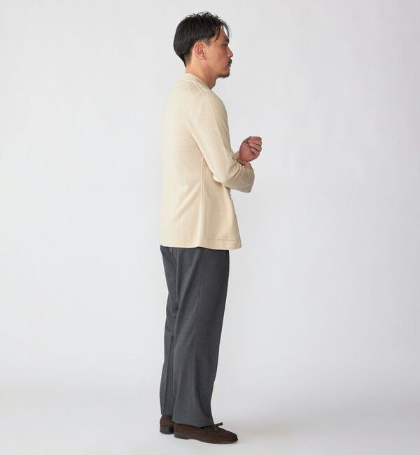 SHIPS「【SHIPS別注】FLY3: コットン ニット ジャケット」|テーラードジャケット|