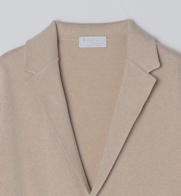 SHIPS「【SHIPS別注】FLY3: コットン ニット ジャケット」|テーラードジャケット|