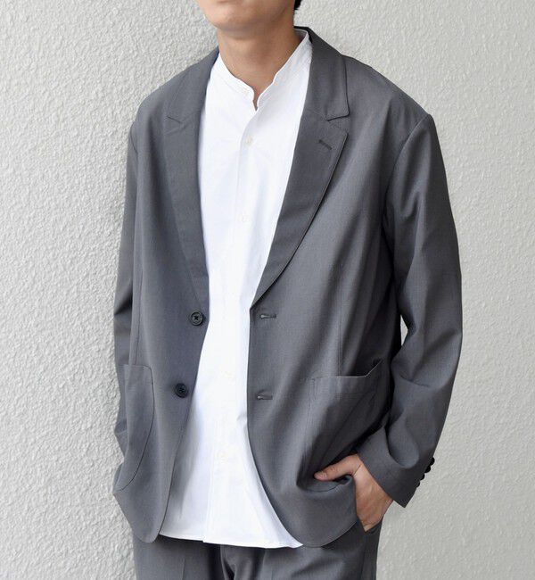 SHIPS any「SHIPS any:〈吸水速乾〉Rapidry ポケット テーラード ジャケット(セットアップ対応) 26SS◇」|テーラードジャケット|