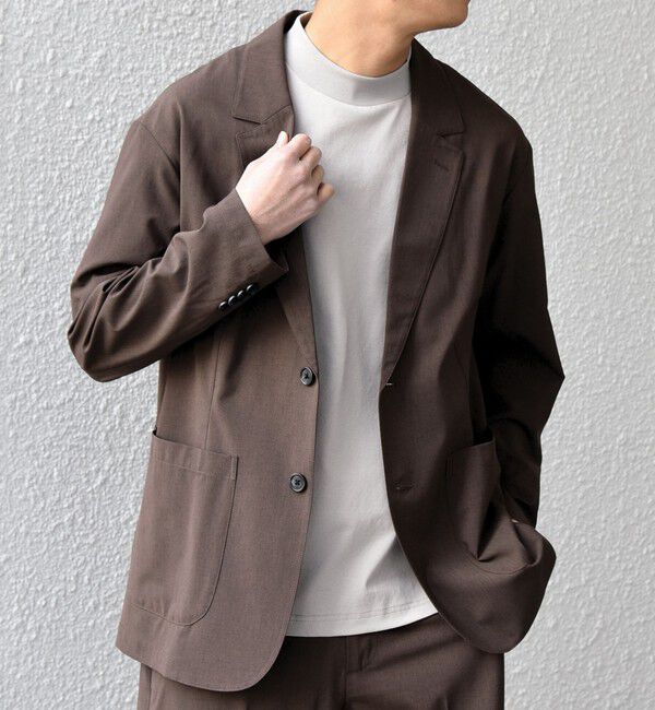 SHIPS any「SHIPS any:〈吸水速乾〉Rapidry ポケット テーラード ジャケット(セットアップ対応) 26SS◇」|テーラードジャケット|