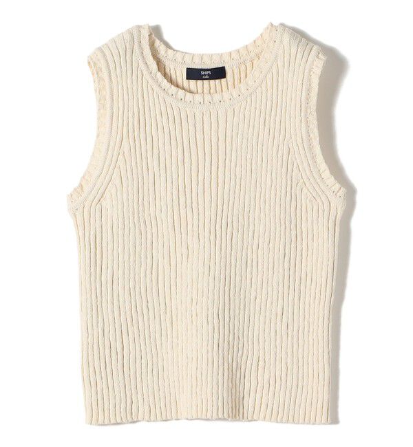 SHIPS Colors 「SHIPS Colors:〈手洗い可能〉スラブ ニット タンクトップ◇」|タンクトップ|