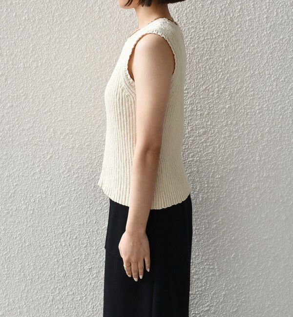 SHIPS Colors 「SHIPS Colors:〈手洗い可能〉スラブ ニット タンクトップ◇」|タンクトップ|