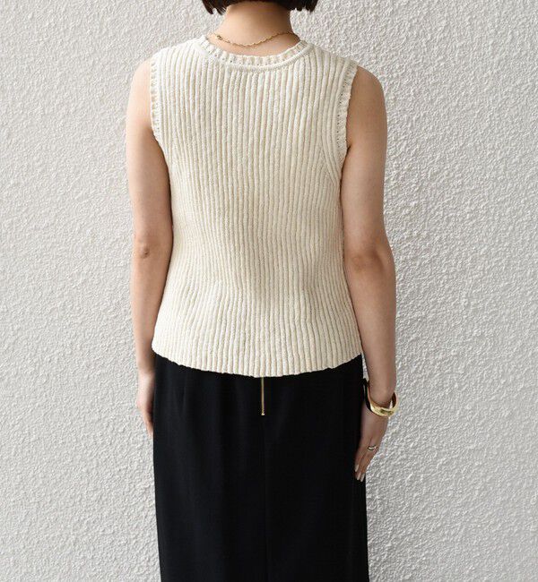 SHIPS Colors 「SHIPS Colors:〈手洗い可能〉スラブ ニット タンクトップ◇」|タンクトップ|