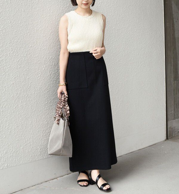 SHIPS Colors 「SHIPS Colors:〈手洗い可能〉スラブ ニット タンクトップ◇」|タンクトップ|