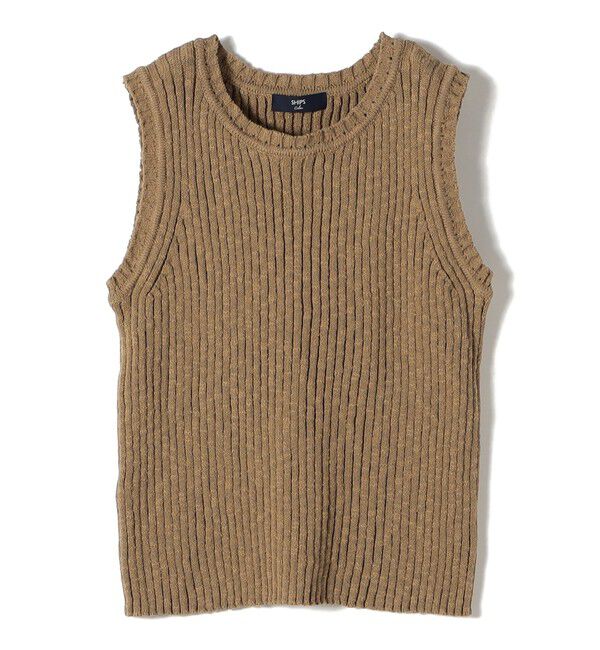 SHIPS Colors 「SHIPS Colors:〈手洗い可能〉スラブ ニット タンクトップ◇」|タンクトップ|