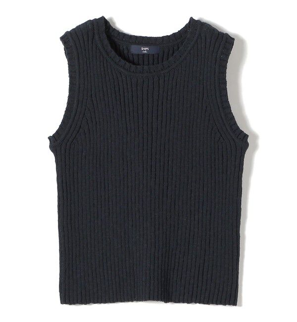 SHIPS Colors 「SHIPS Colors:〈手洗い可能〉スラブ ニット タンクトップ◇」|タンクトップ|