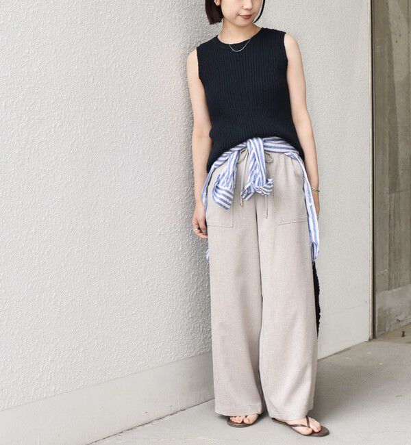 SHIPS Colors 「SHIPS Colors:〈手洗い可能〉スラブ ニット タンクトップ◇」|タンクトップ|