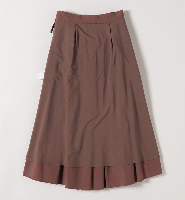 SHIPS any「SHIPS any:〈洗濯機可能〉コットンミックス タイプライター フレア タック スカート」|スカート|