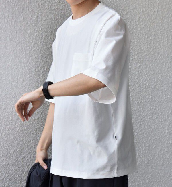 SHIPS any「SHIPS any: SOLOTEX(R) バックピケ  リラックス ポケット Tシャツ 26SS◇」|Tシャツ・カットソー|