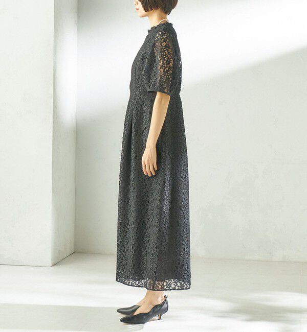 SHIPS for women「kaene:コード レース パフ スリーブ ワンピース」|ワンピース|