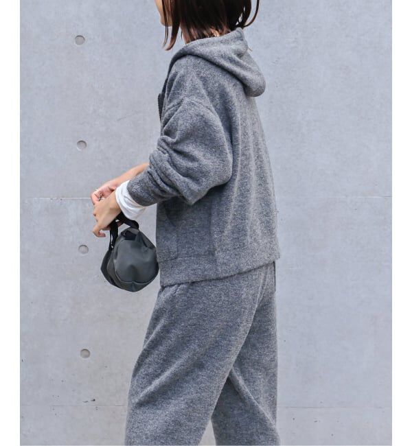 OUTDOOR PRODUCTS Usual Things「アルパカミックスニットZIPフーディ」|パーカー|