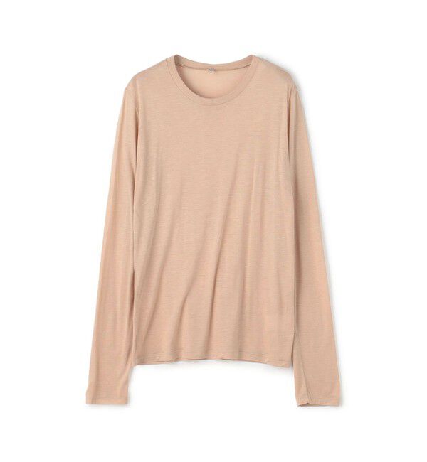 TOMORROWLAND BUYING WEAR「BASE RANGE バンブー ロングスリーブプルオーバー」|Tシャツ・カットソー|43 ベージュ