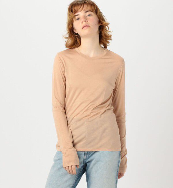 TOMORROWLAND BUYING WEAR「BASE RANGE バンブー ロングスリーブプルオーバー」|Tシャツ・カットソー|