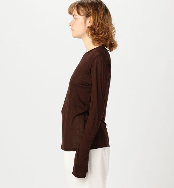 TOMORROWLAND BUYING WEAR「BASE RANGE バンブー ロングスリーブプルオーバー」|Tシャツ・カットソー|