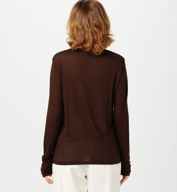 TOMORROWLAND BUYING WEAR「BASE RANGE バンブー ロングスリーブプルオーバー」|Tシャツ・カットソー|