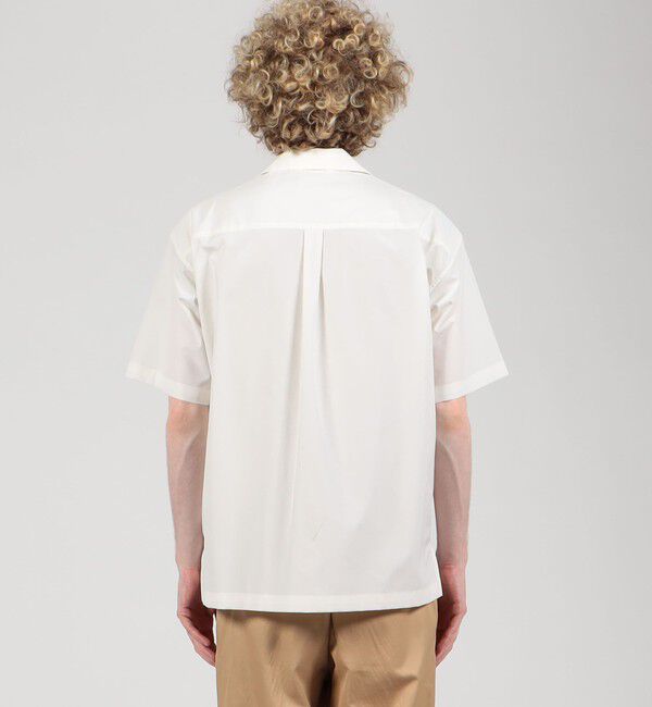 CABaN「CABaN コットンシャンブレー ダブルポケット半袖シャツ」|シャツ・ブラウス|