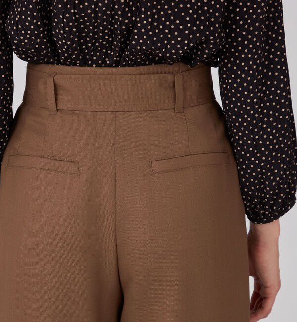 Ballsey「ライトカルゼ ベルテッドパンツ」|スラックス|