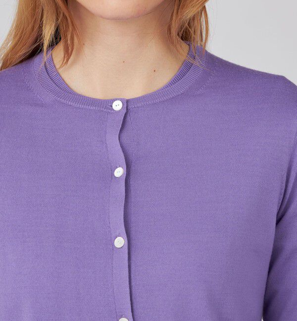 Ballsey「スーパーエクストラファインウール クルーネックカーディガン」|カーディガン|