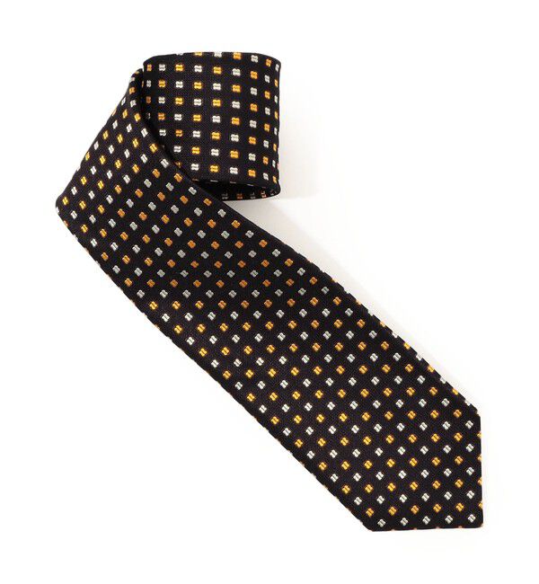 TOMORROWLAND GOODS「TOMORROWLAND シルク 小紋柄ネクタイ」|ネクタイ・蝶ネクタイ|48 ダークブラウン系