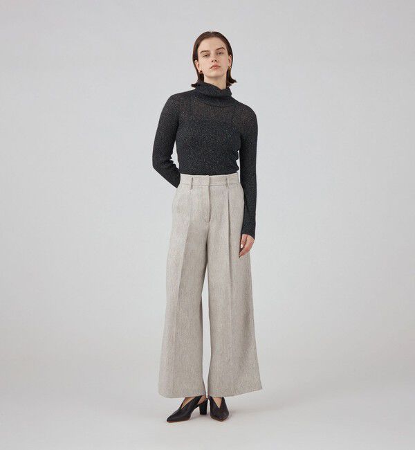 Ballsey「メランジカルゼ タックワイドパンツ」|その他|