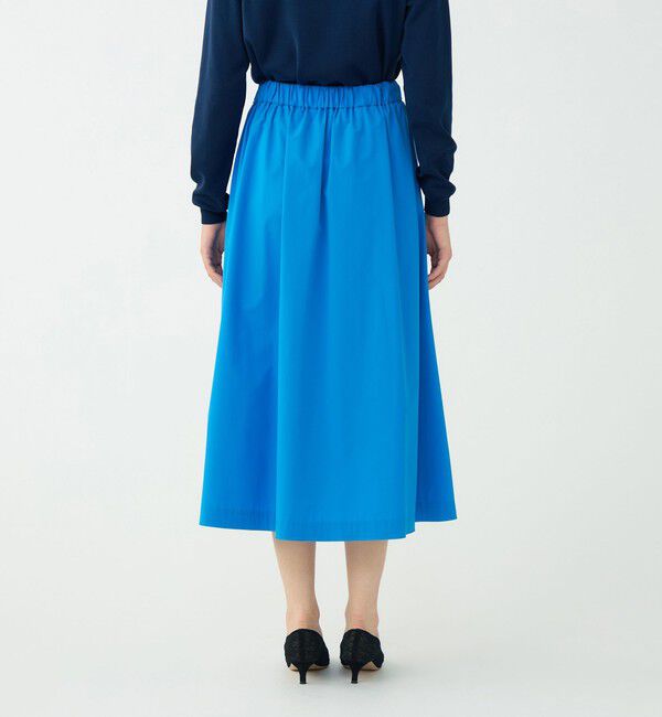 Ballsey「ストレッチタフタ ボリュームギャザースカート」|フレア|