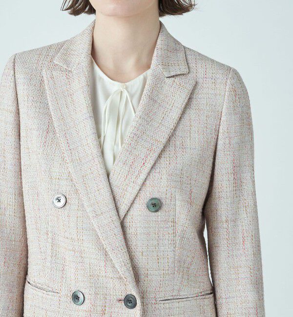 TOMORROWLAND collection「ファンシーテープ ダブルブレストジャケット」|テーラードジャケット|