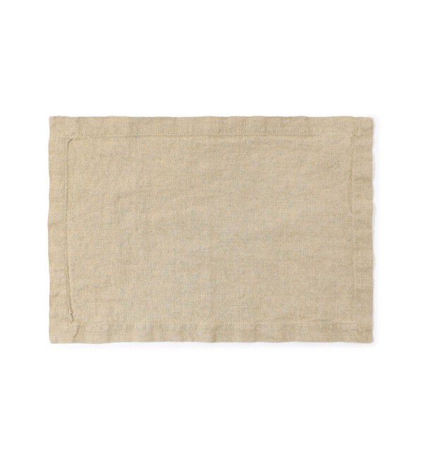 TOMORROWLAND HOME「ウォッシャブルリネンテーブルマット」|食器・キッチングッズ|43 ベージュ