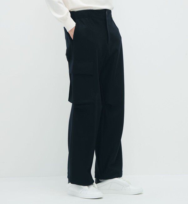 CABaN「CABaN ウールメルトンジャージ カーゴパンツ」|チノ|