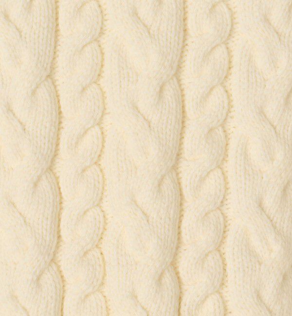 MACPHEE「ハイブリットコットンケーブル ポロプルオーバー」|ニット・セーター|