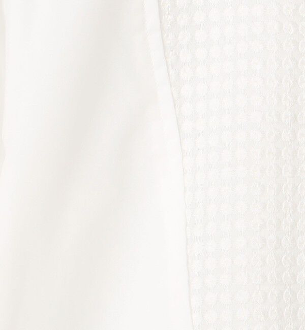 TOMORROWLAND collection「シアーサークル エンブロイダリーボザムブラウス」|シャツ・ブラウス|