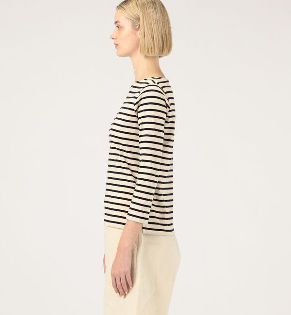 GALERIE VIE「ファインコットン ボートネックプルオーバー」|Tシャツ・カットソー|