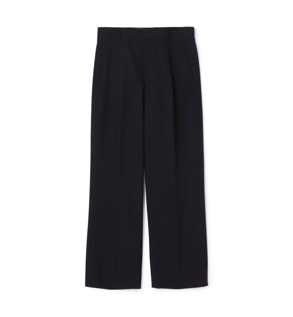 TOMORROWLAND MENS「ハルトウール 1プリーツ バレルパンツ」|スラックス|69 ネイビー