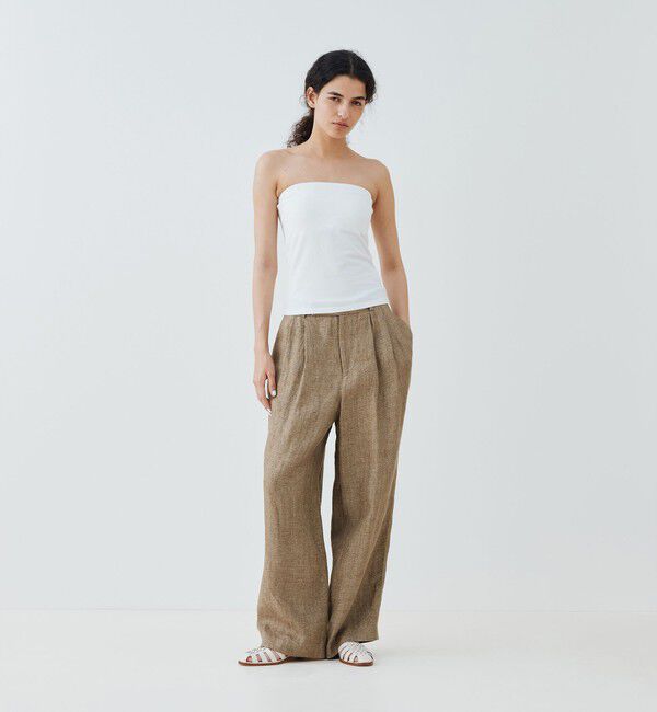 GALERIE VIE「スビンコットン カップ付きベアトップ」|チューブトップ|