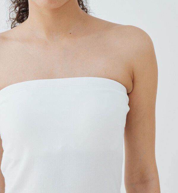 GALERIE VIE「スビンコットン カップ付きベアトップ」|チューブトップ|