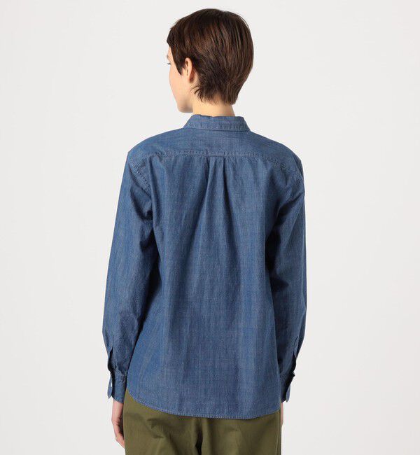 MACPHEE「デニムシャンブレー レギュラーカラーシャツ」|シャツ・ブラウス|
