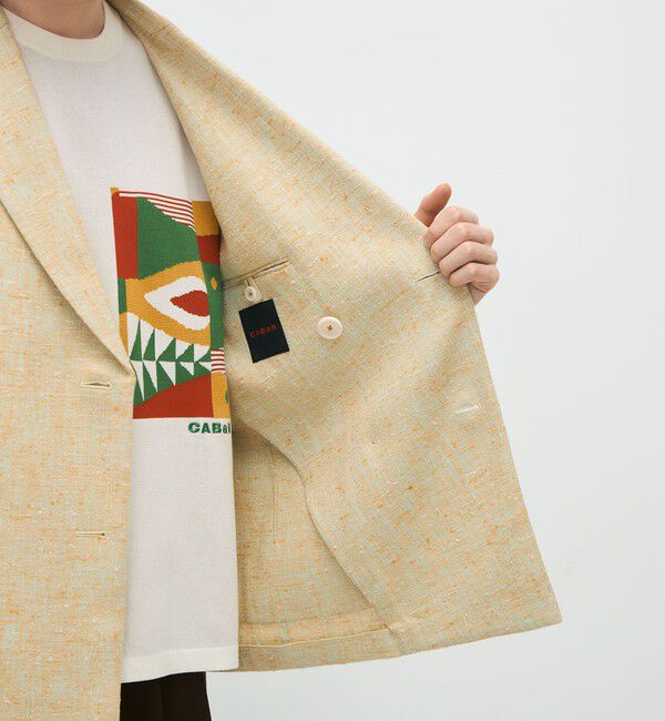 CABaN「CABaN コットンシルクカナパ 4Bダブルジャケット」|テーラードジャケット|