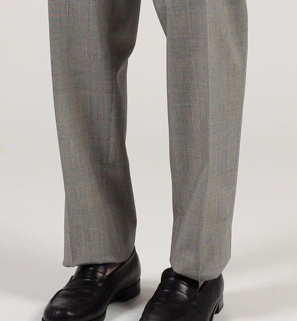 TOMORROWLAND MENS「ウールシルク 1プリーツ テーパードスラックス」|スラックス|