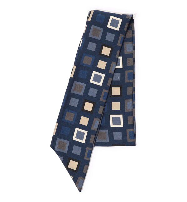 TOMORROWLAND GOODS「TOMORROWLAND シルクスカーフ」|バンダナ・スカーフ|66 ブルー系